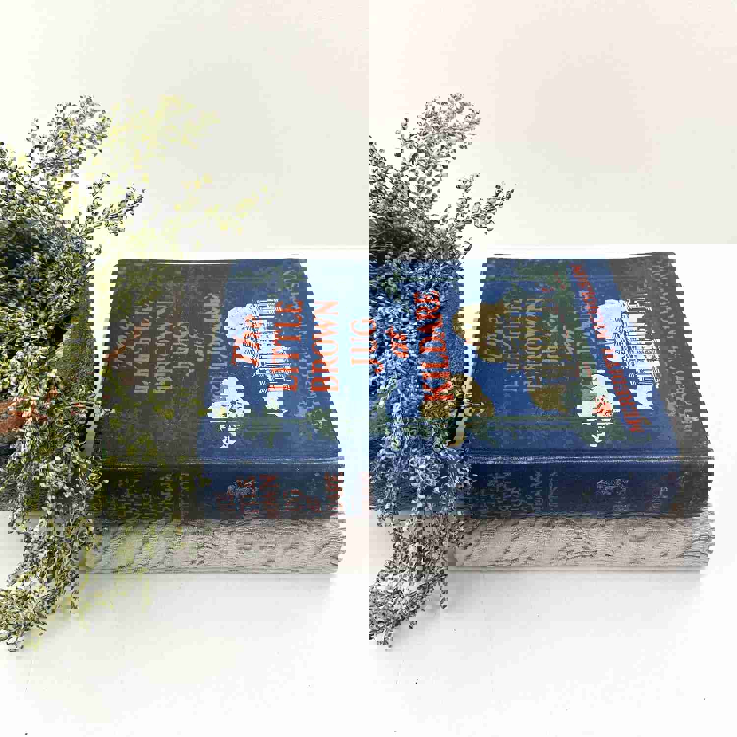 Blue and Gray Decorative Books for Shelf Decor