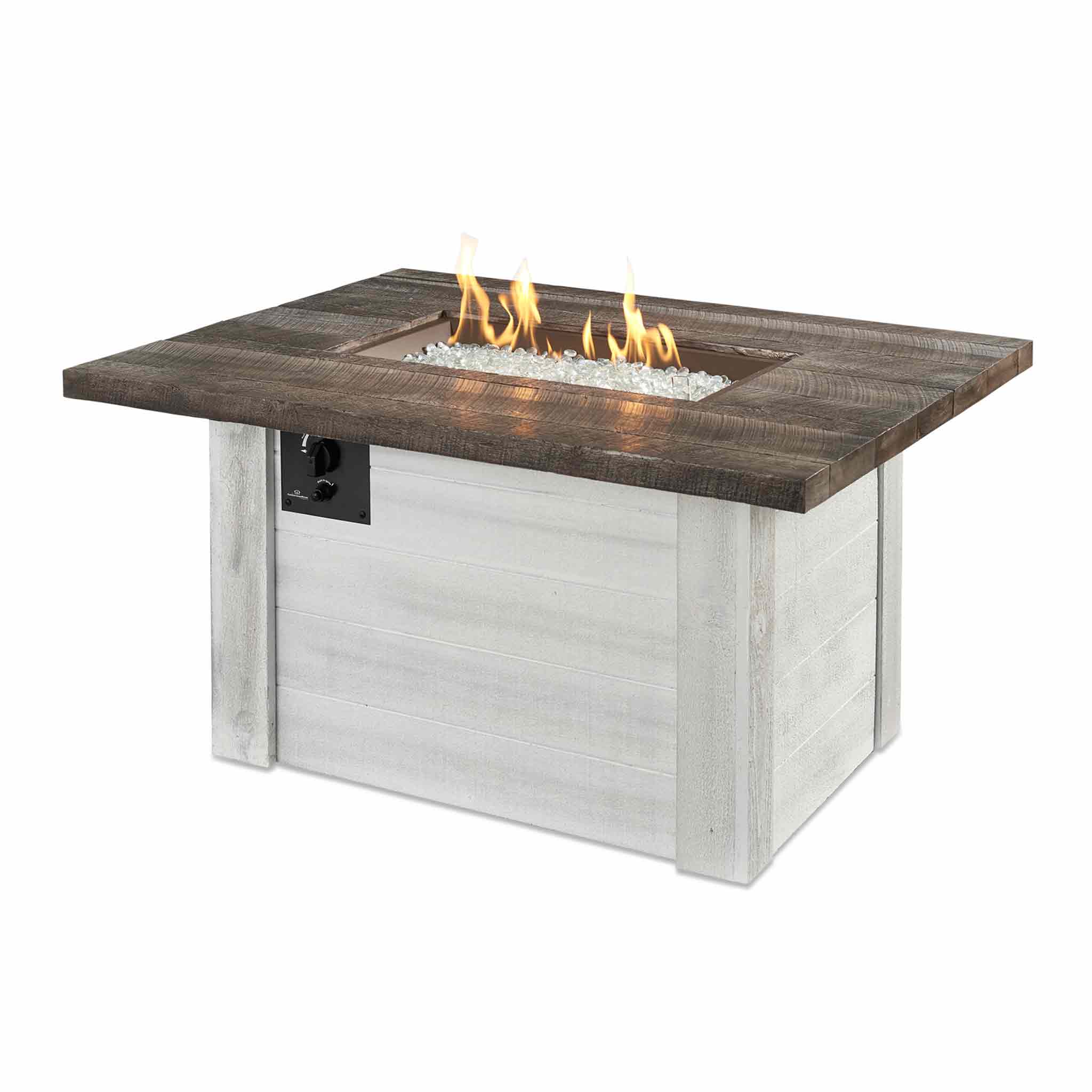 Alcott Rectangular Gas Fire Pit Table
