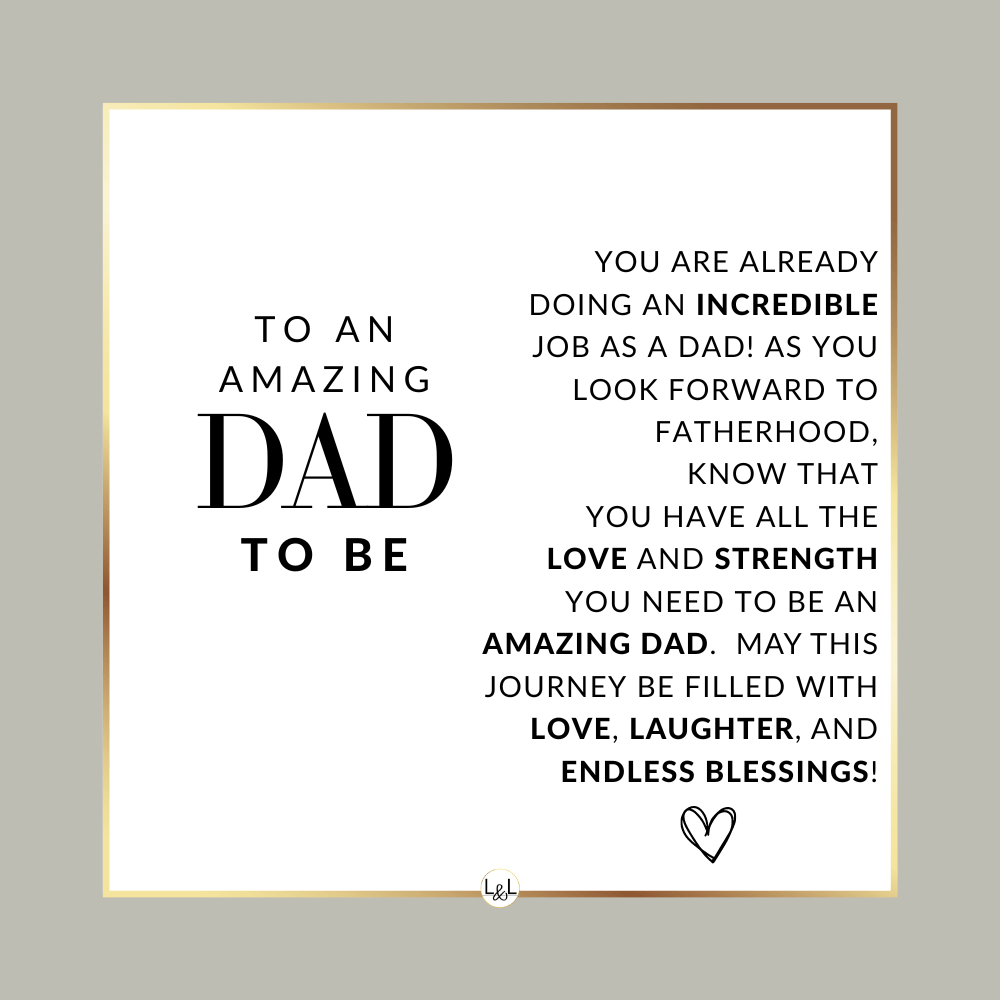 Future or Dad To Be Gift - Mens Leather Bracelet For Expecting Dad - Great For Christmas, Fathers Day or His Birthday