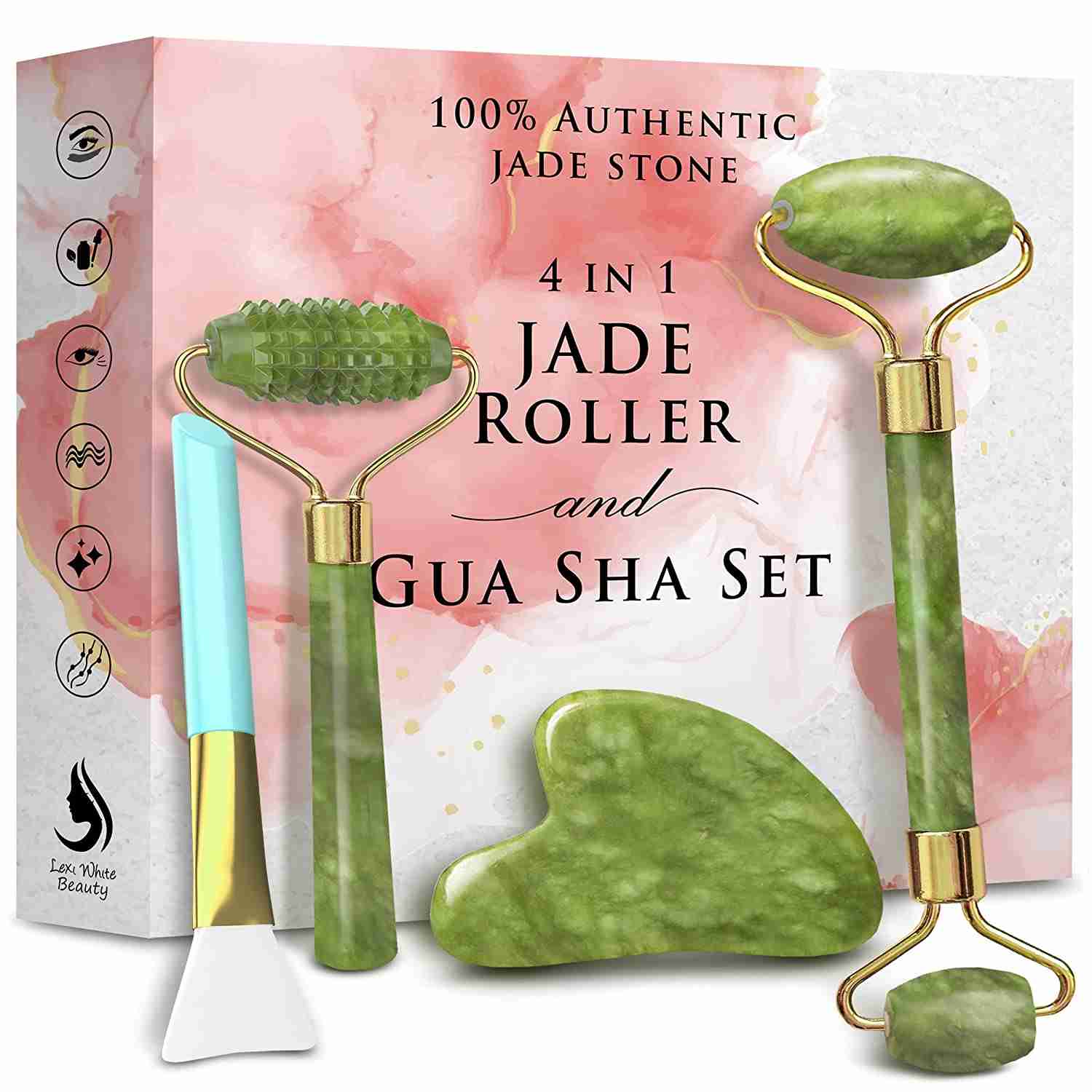 Jade Roller for Face Skin Care and Beauty Enhancement