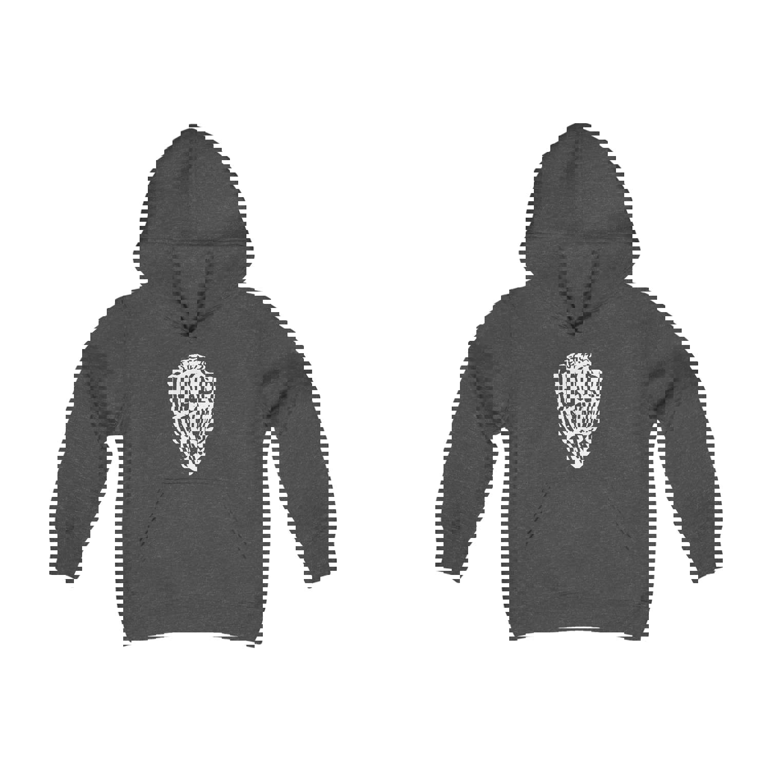 Glacier National Park Kids Hoodie - Arrowhead Chunky Text