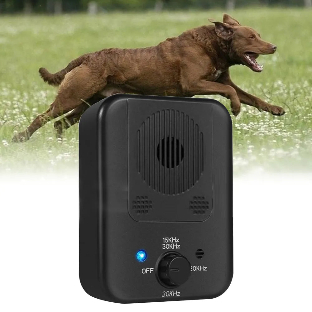Ultrasonic Dog Bark Repeller - Automatic Anti-Barking Device for Pet Training