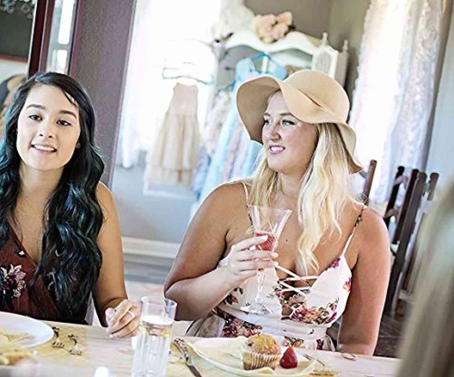 Set of 6 Handcrafted Bohemian Red Wine Crystal Glasses with Real Gold Detailing