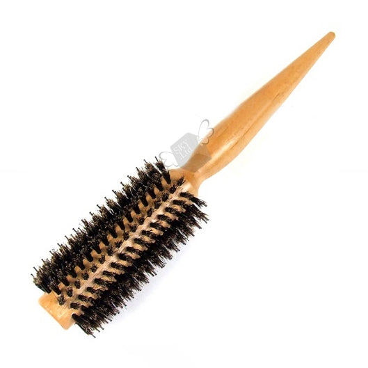TX-Packing Roll Hair Brushes - Korean Beauty Natural Wooden Styling Tools