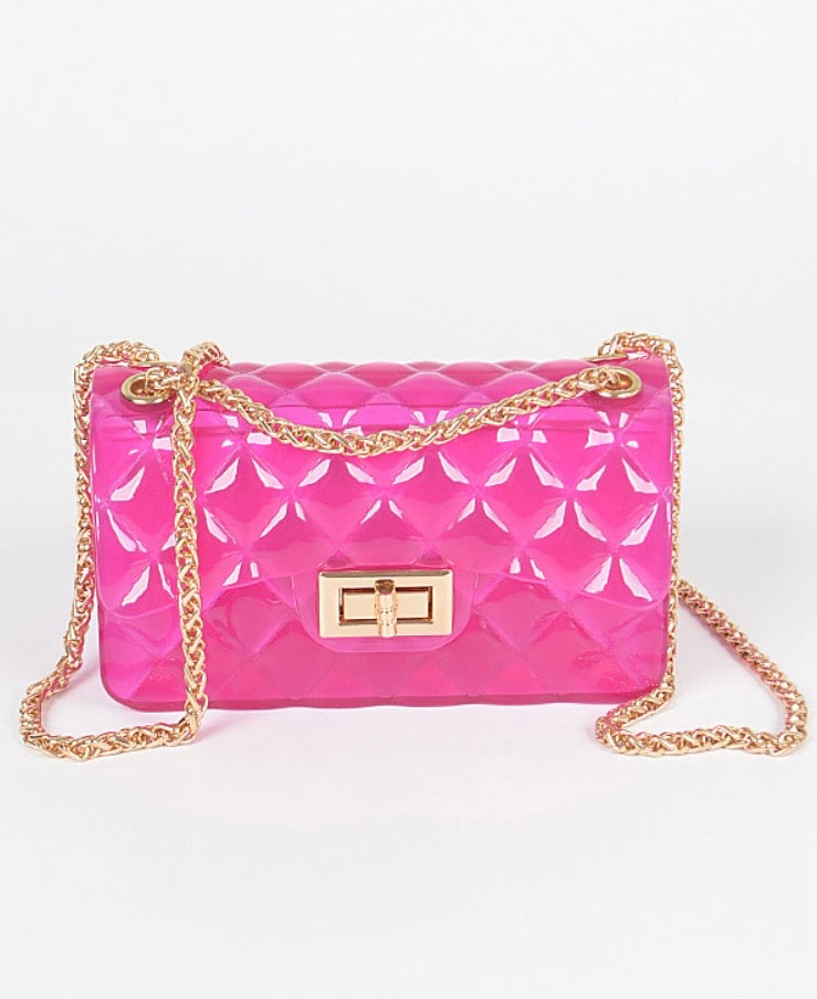 Translucent Jelly Clutch Handbags