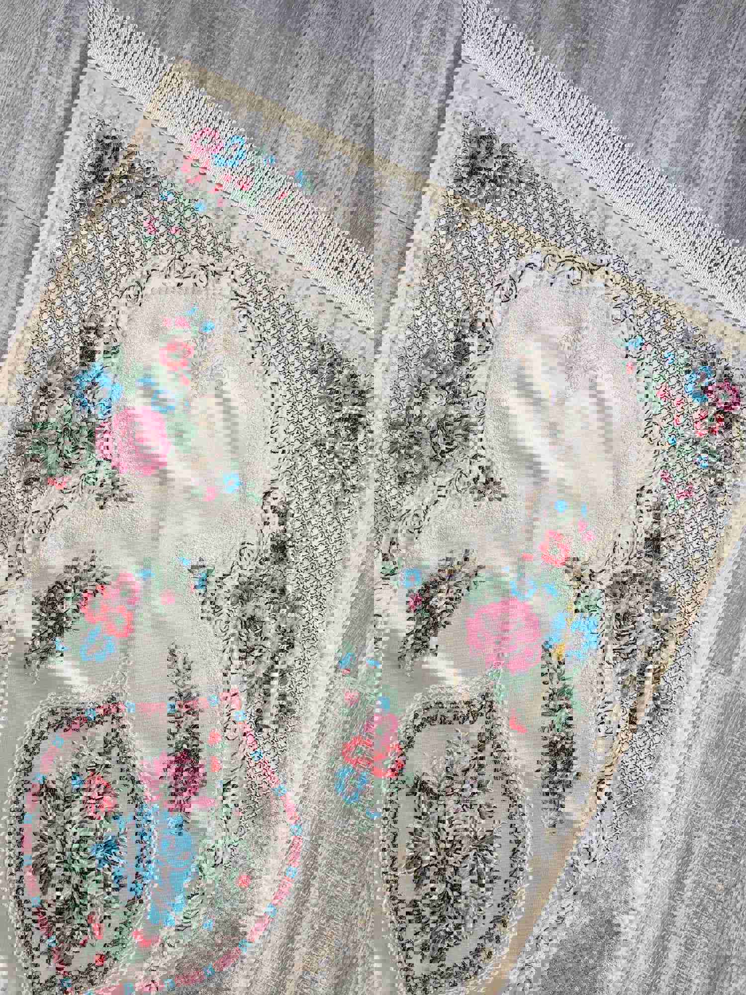 Lux Pink Roses Prayer Mat - Premium Wedding & Islamic Gift