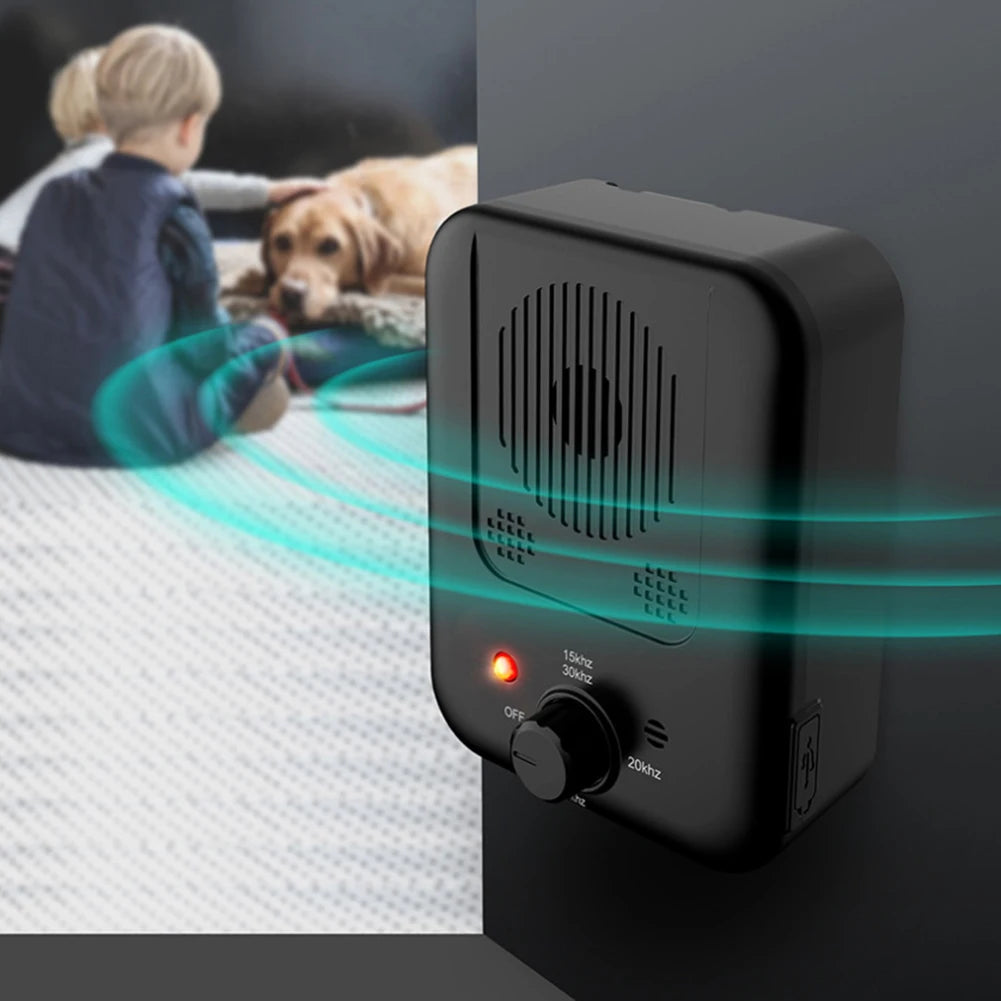Ultrasonic Dog Bark Repeller - Automatic Anti-Barking Device for Pet Training