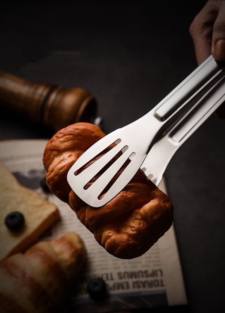 Stainless Steel Food Tongs - Eco-Friendly Kitchen Utensils