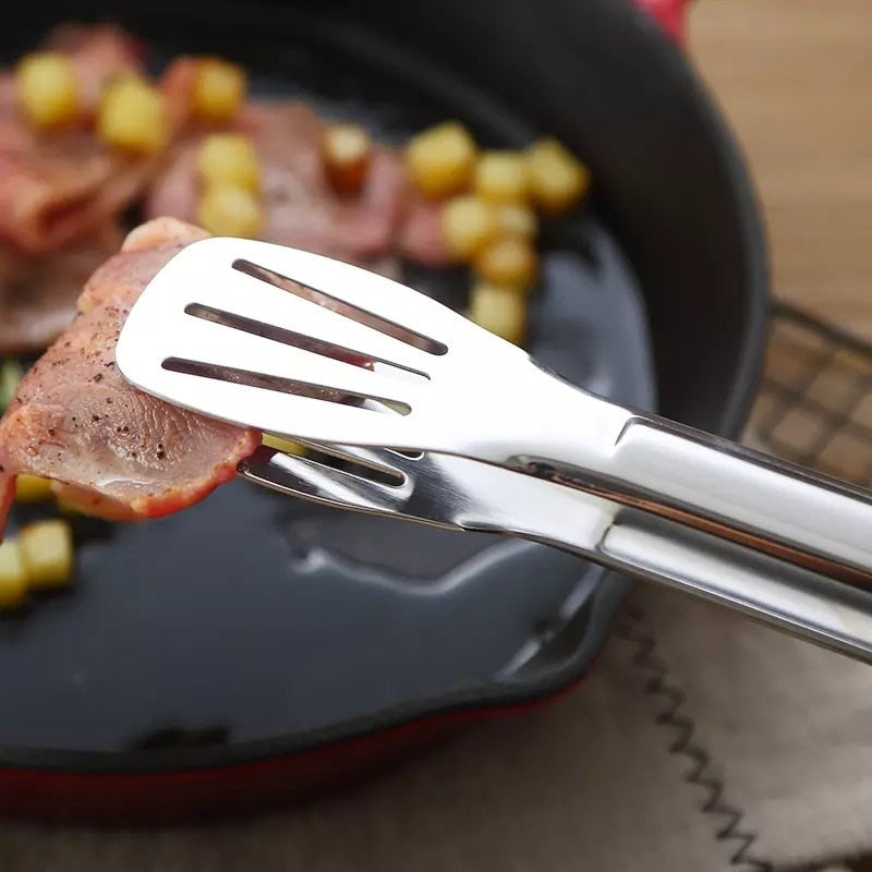 Stainless Steel Food Tongs - Eco-Friendly Kitchen Utensils