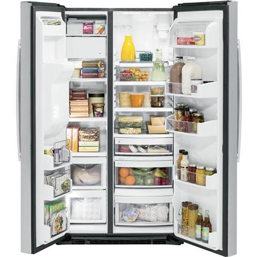 GE Profile 36-inch, 22.1 cu. ft. Counter-Depth Side-by-Side Refrigerator with Ice and Water Dispenser