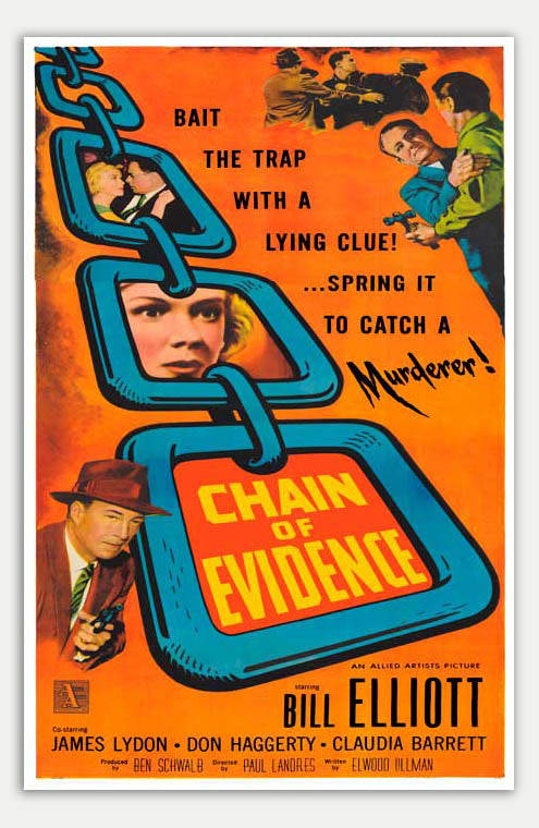 Chain of Evidence - 11 x 17 Movie Poster (1956 Reprint)