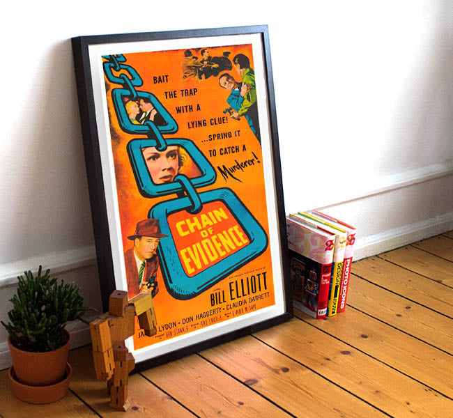 Chain of Evidence - 11 x 17 Movie Poster (1956 Reprint)