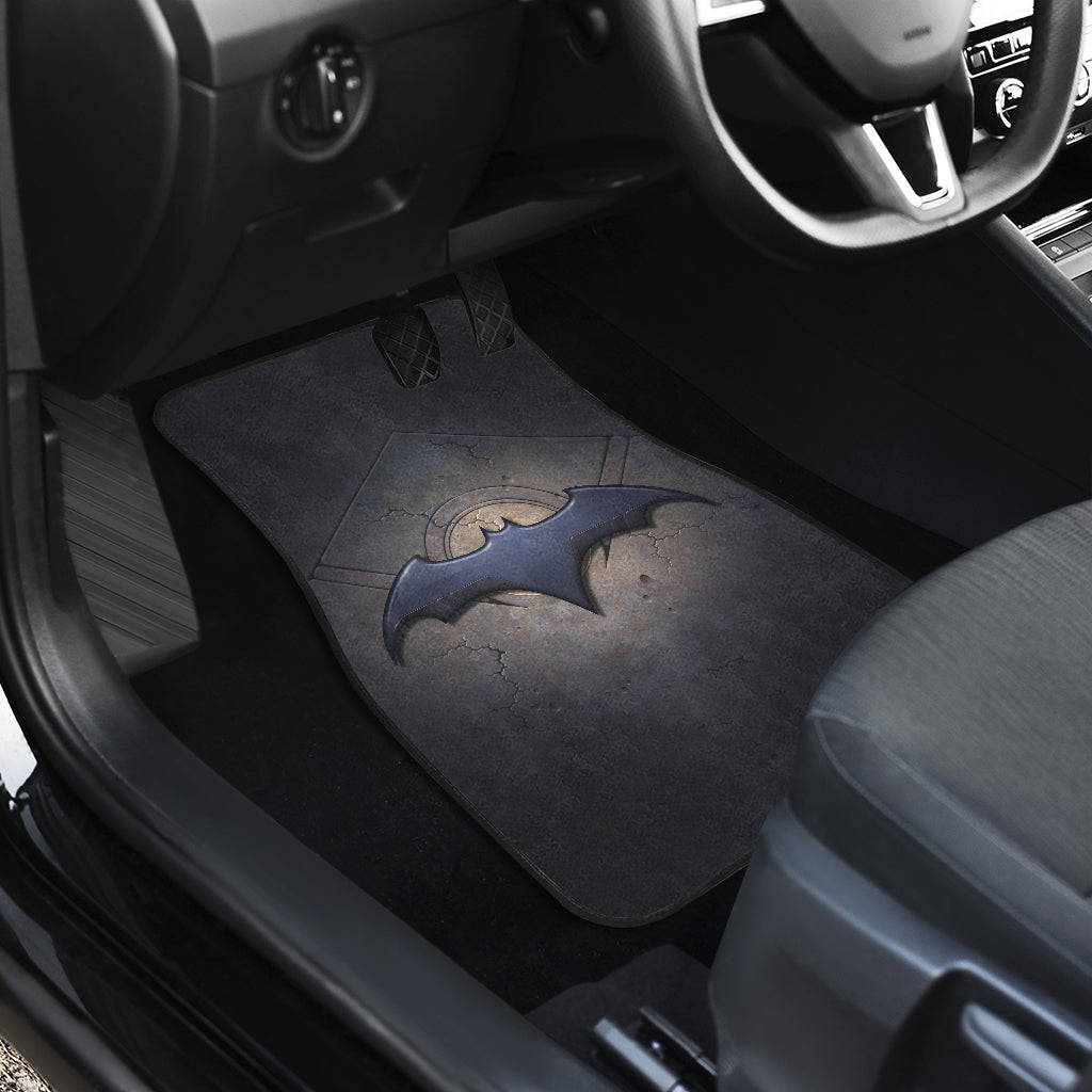Batman Car Floor Mats - Custom Printed, Waterproof, and Skid-Free