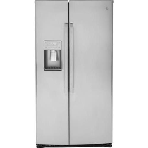 GE Profile 36-inch, 22.1 cu. ft. Counter-Depth Side-by-Side Refrigerator with Ice and Water Dispenser