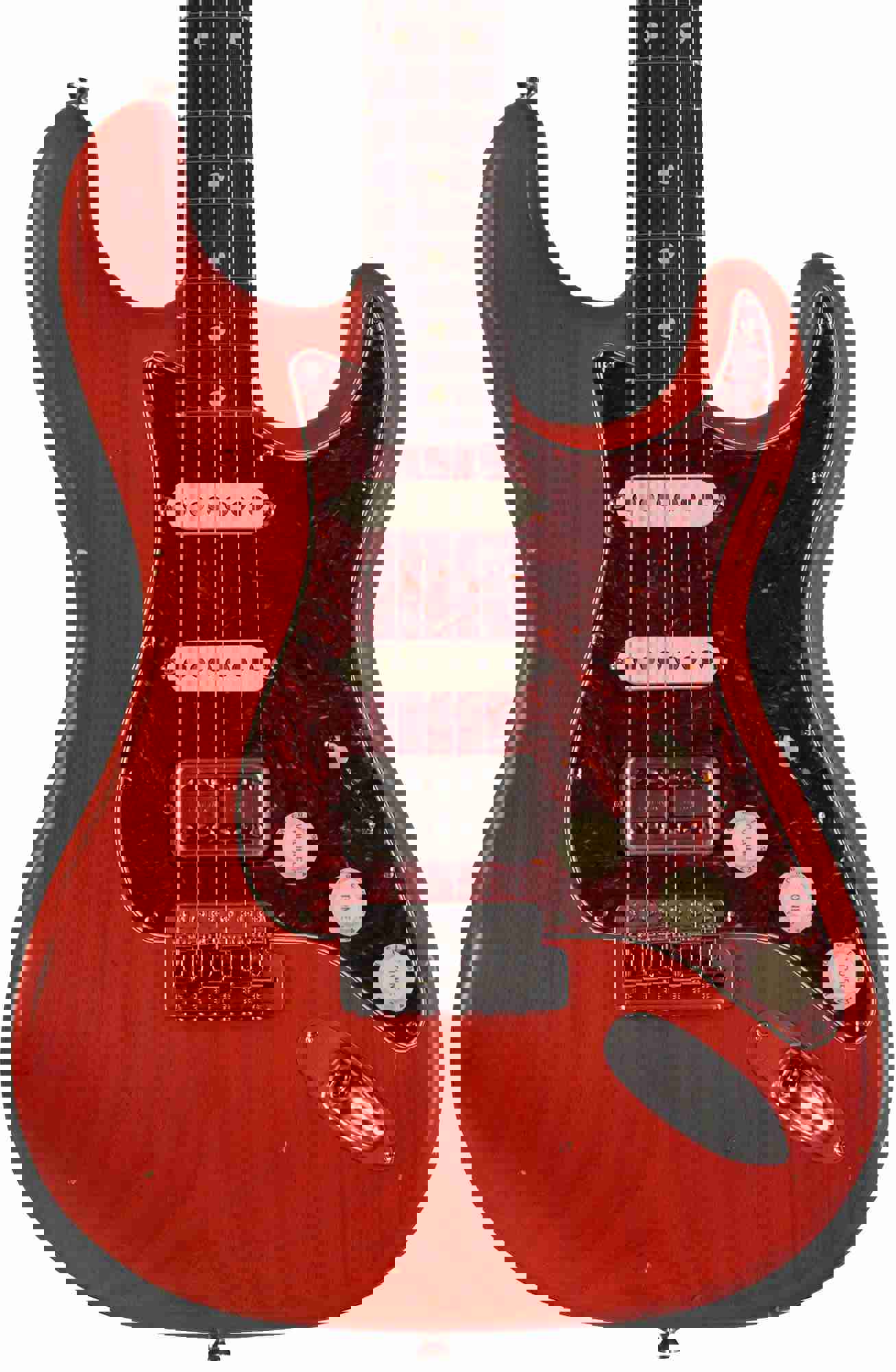 Nash S-63 Guitar, Gretsch Orange, HSS, Lollartron, Light Aging