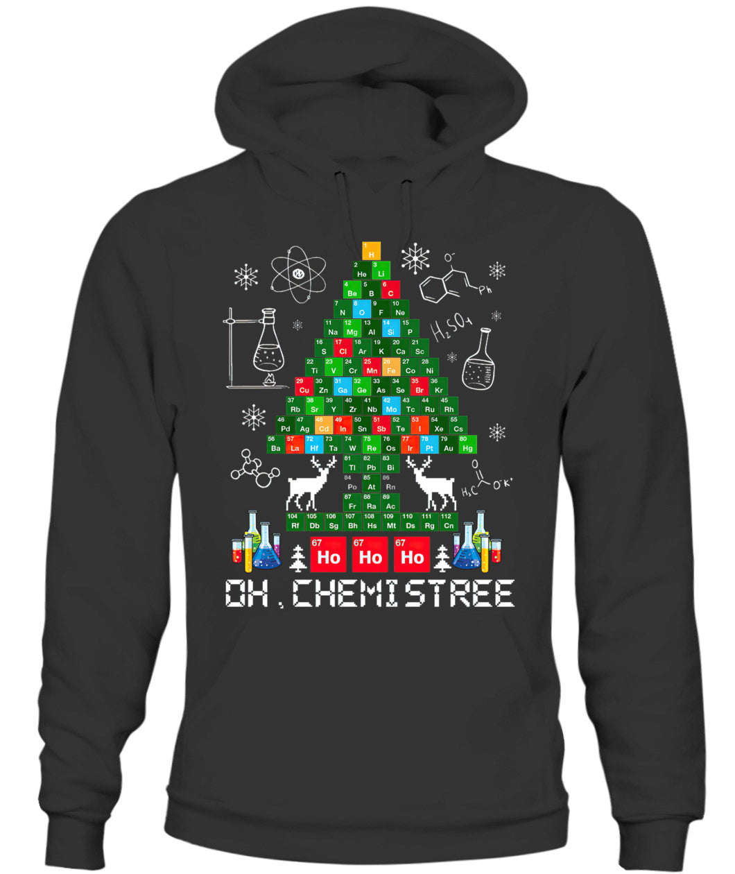 Funny Science Christmas Graphic Apparel