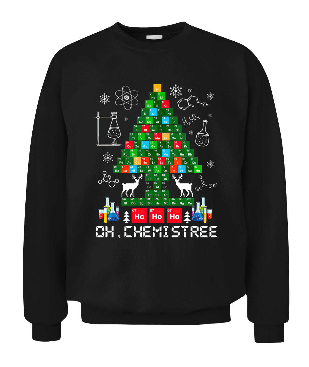 Funny Science Christmas Graphic Apparel