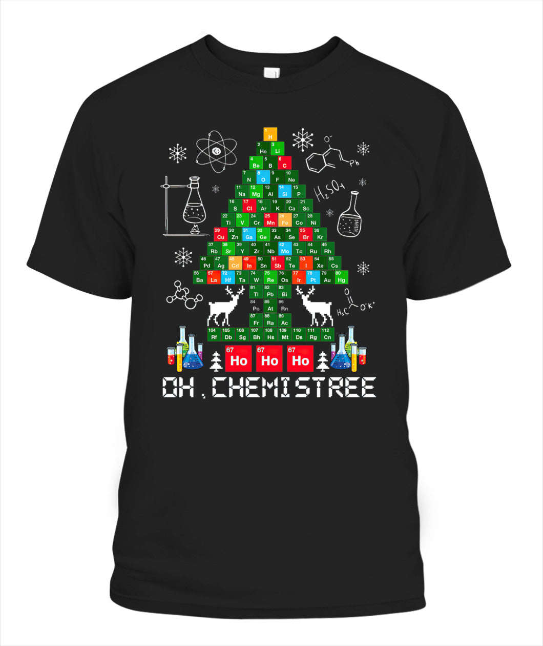 Funny Science Christmas Graphic Apparel
