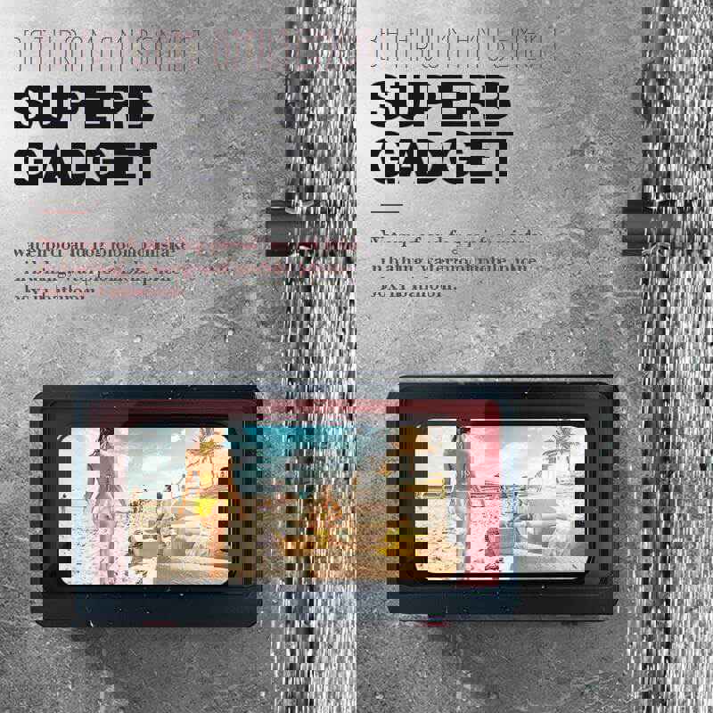 Waterproof Bathroom Entertainment Gadget for Relaxing Baths