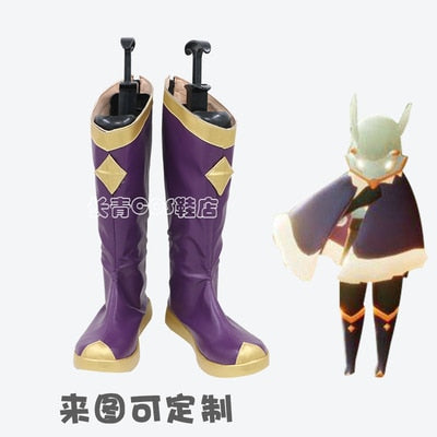 Custom Made Sky Children of the Light Cosplay Shoes Boots for Halloween Carnival