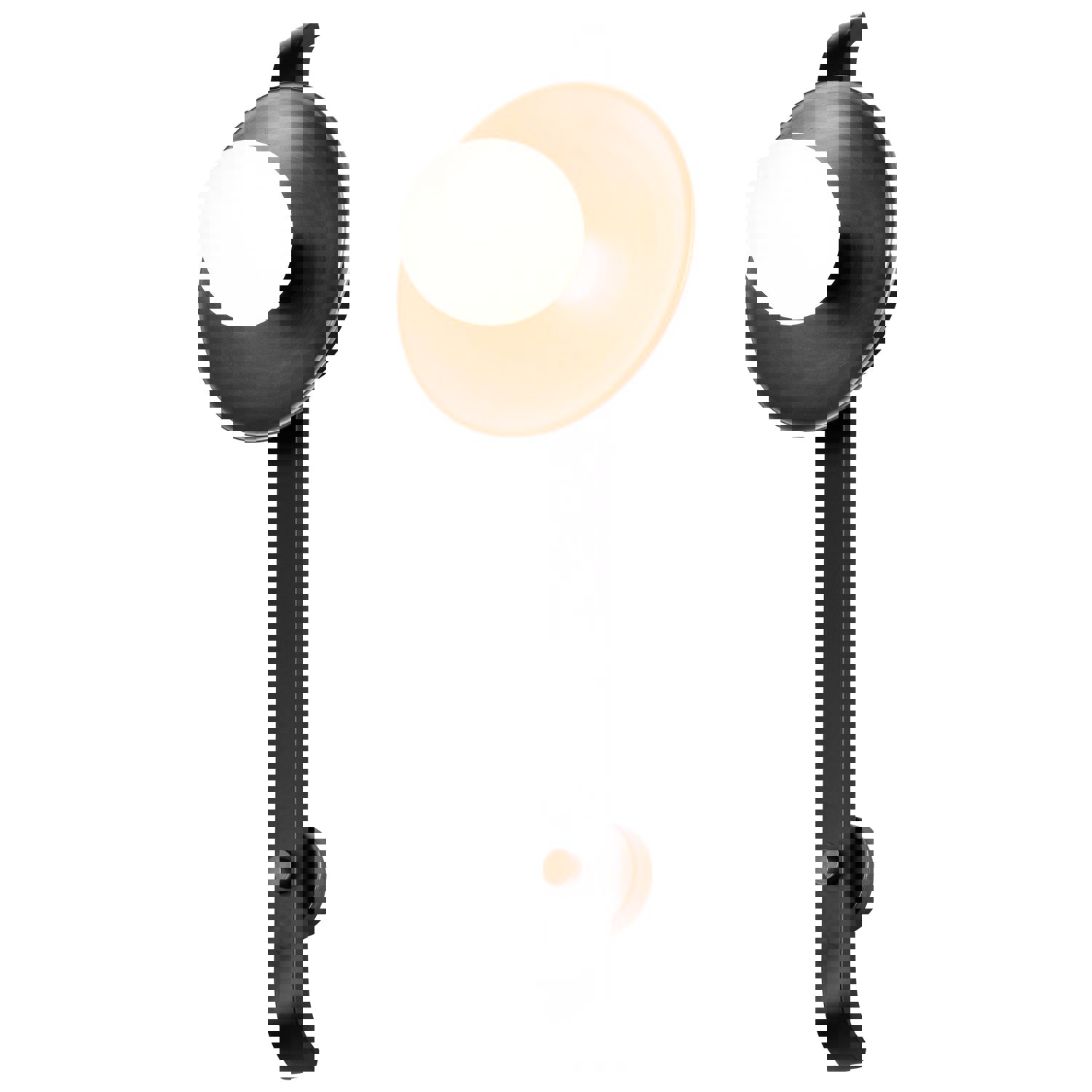 SATCO/NUVO Colby 1 Light Wall Sconce Matte Black And Antique Copper Finish (60-7740)