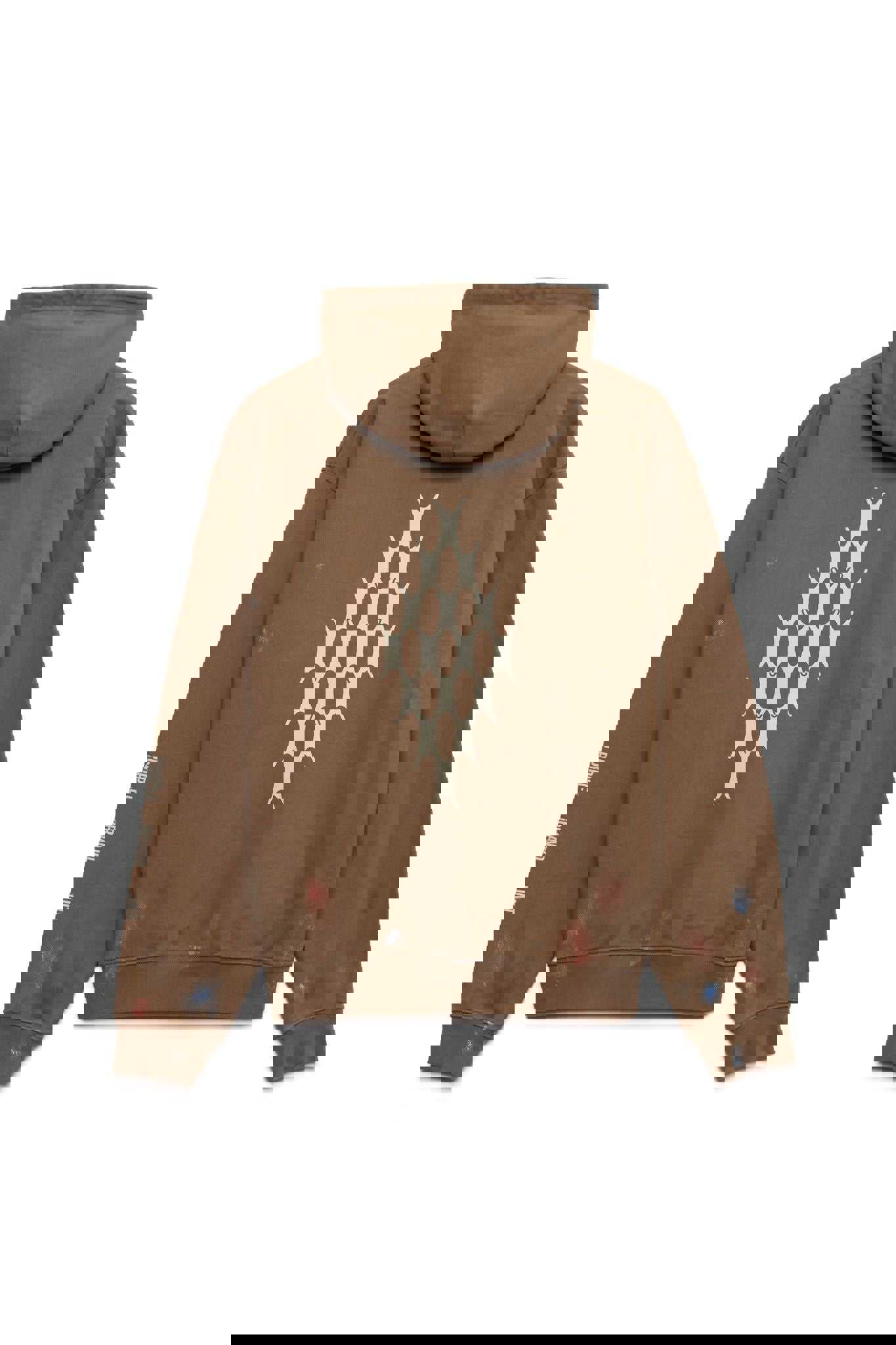 PURPLE BRAND ARTIFACT SILICON HOODIE - EARTH Mens Apparel