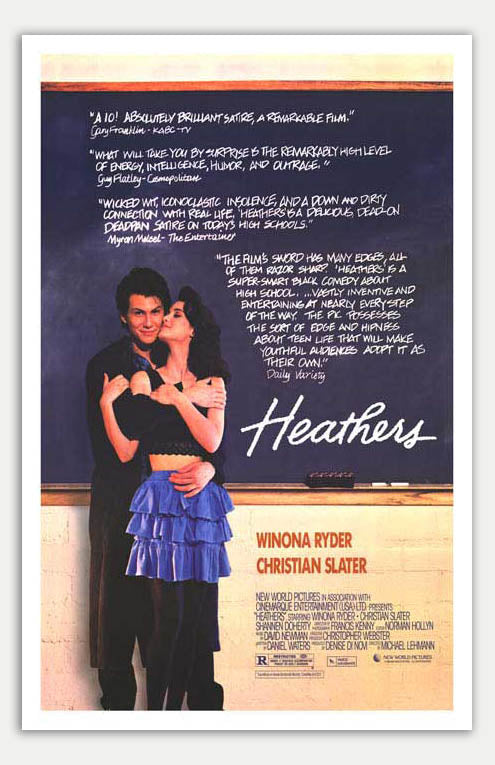 Heathers - 11 x 17 Movie Poster (1989 Reprint)