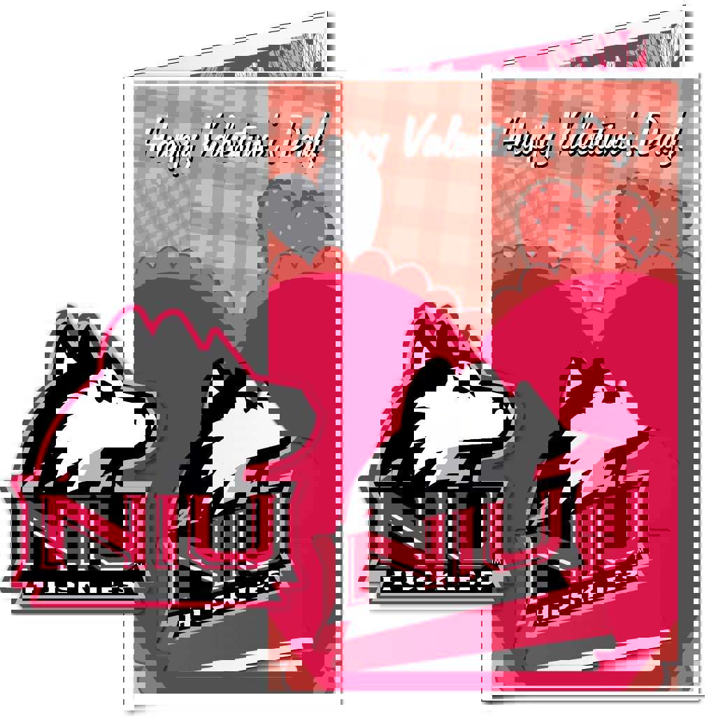 2x3 Giant Northern Illinois Valentine's Greeting Card & Yard Sign