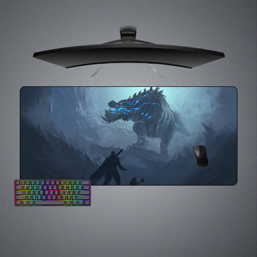 Monster Hunter Deviljho Design Gaming Mouse Pad - M-XXL Size for Enhanced Gaming Experience