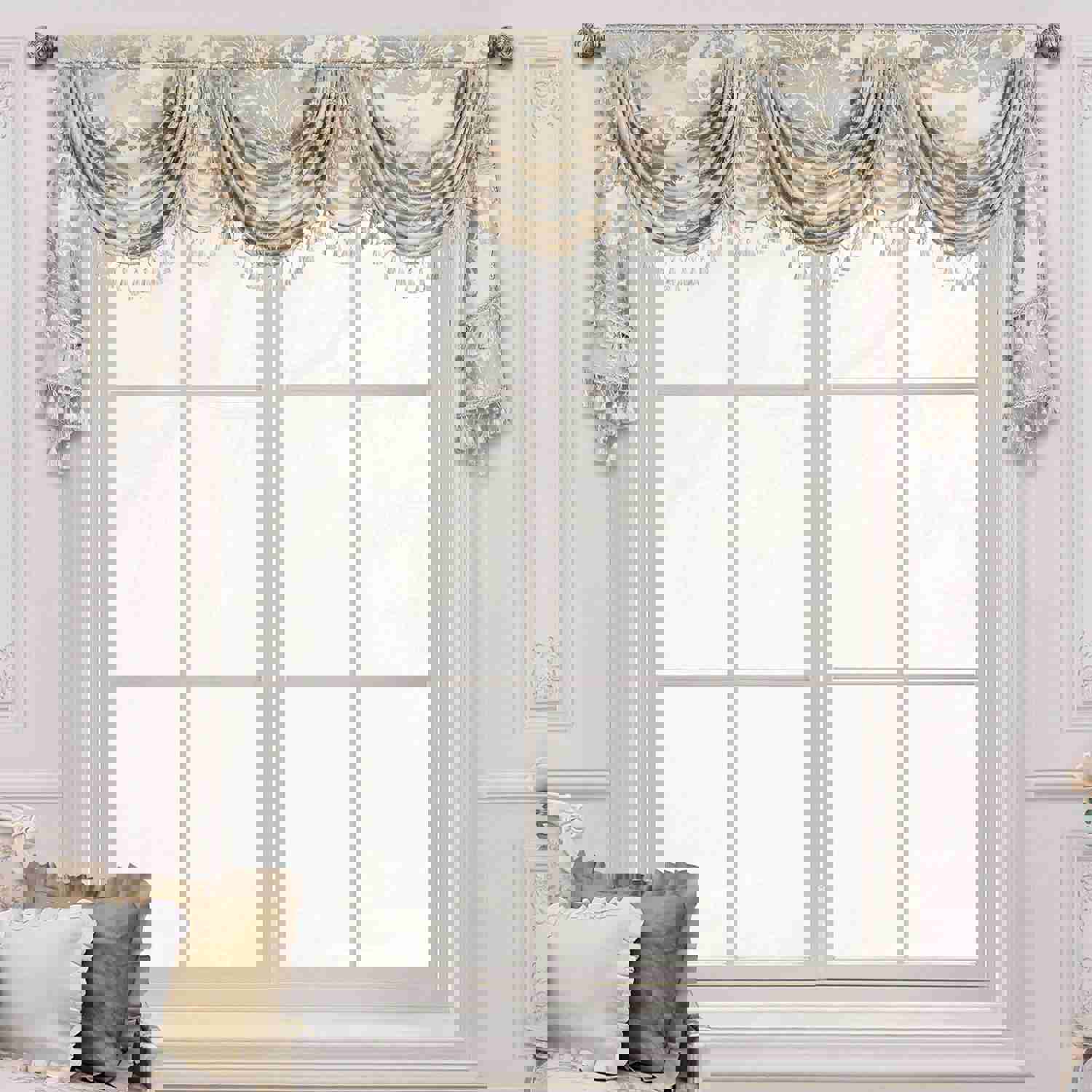 Paramo Swag Valance - Autumn Inspired Chenille Window Decoration