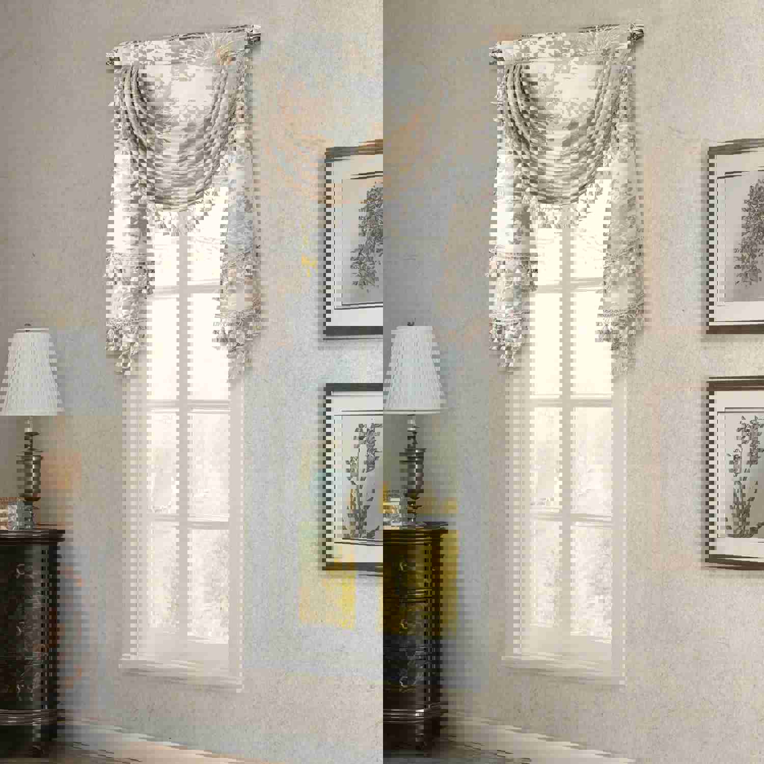 Paramo Swag Valance - Autumn Inspired Chenille Window Decoration