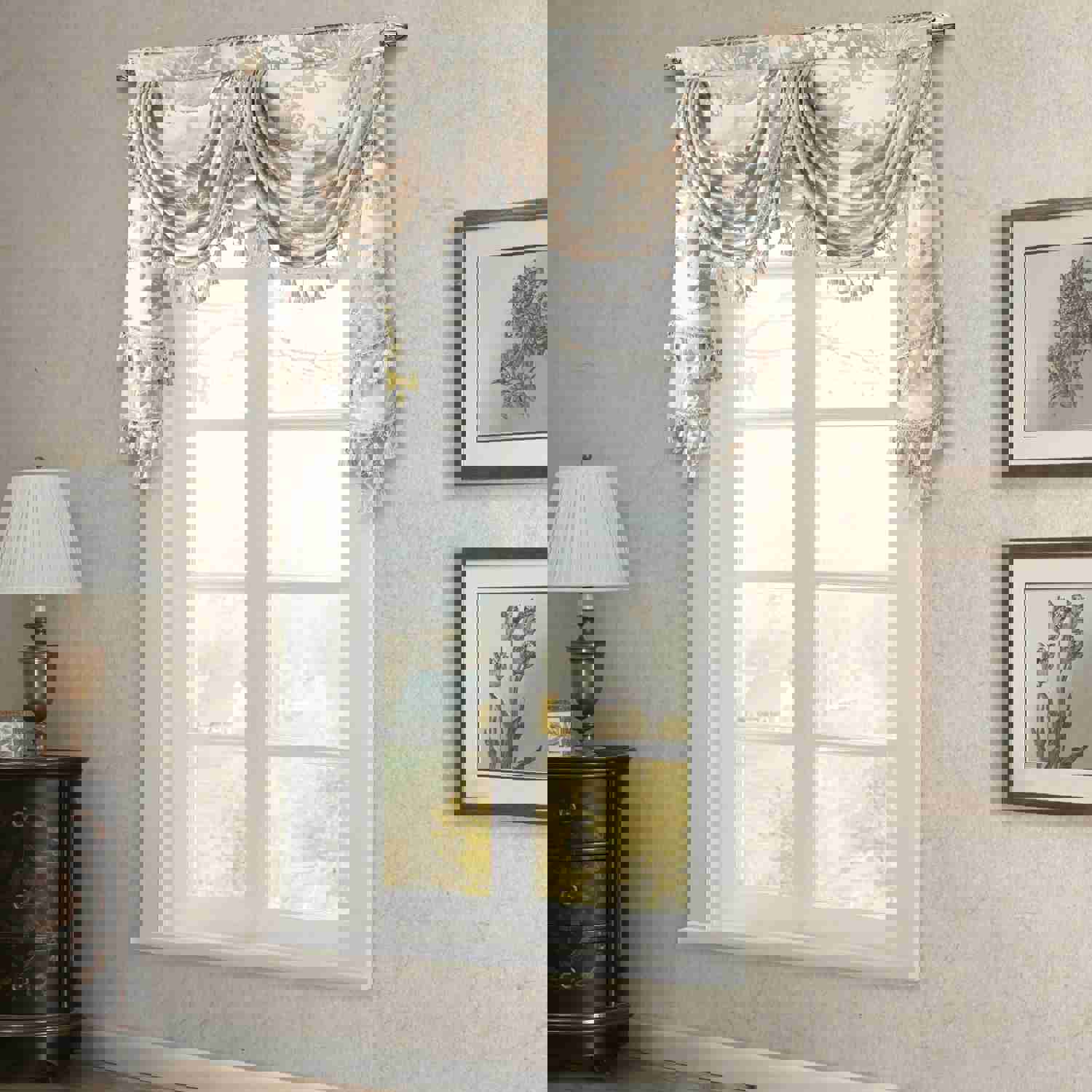 Paramo Swag Valance - Autumn Inspired Chenille Window Decoration