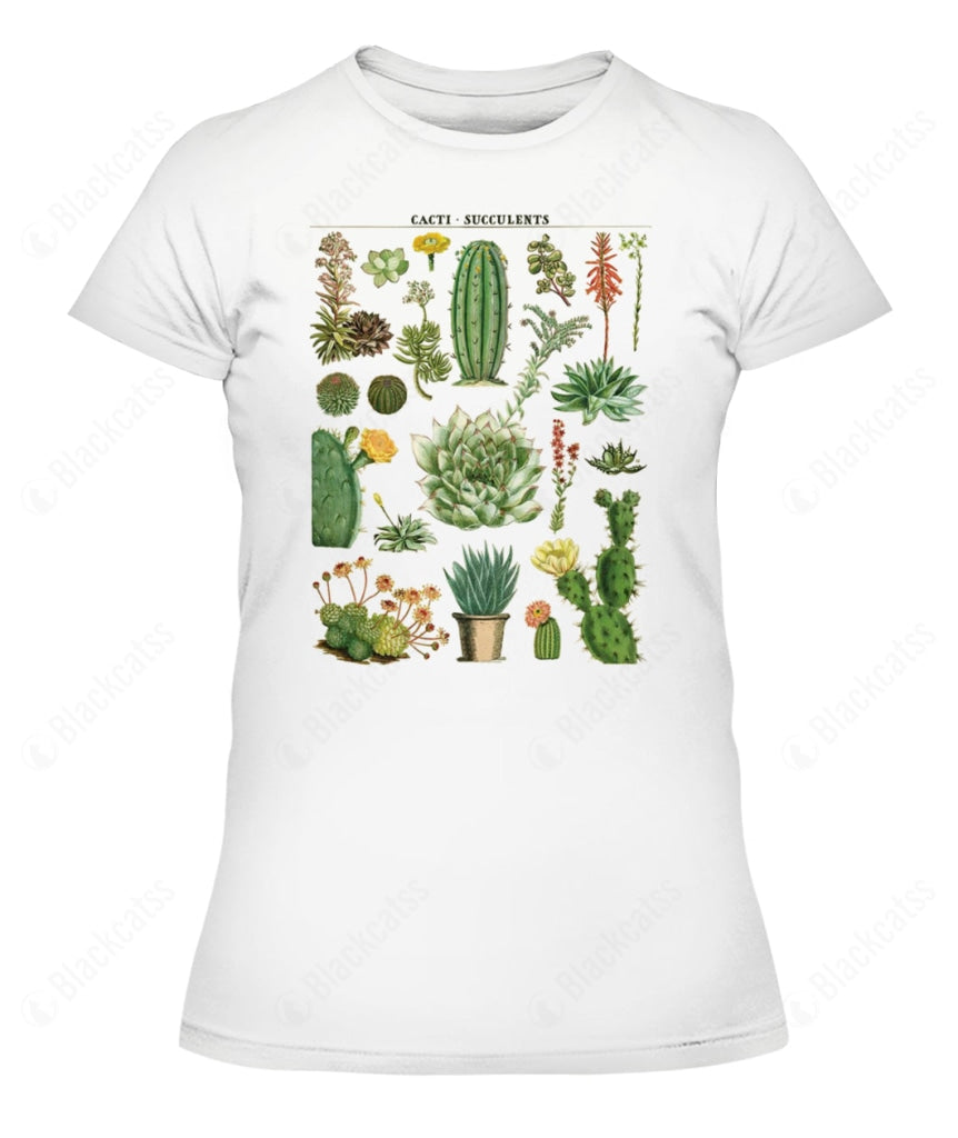 Custom Cactus Succulents Floral Graphic Unisex Apparel