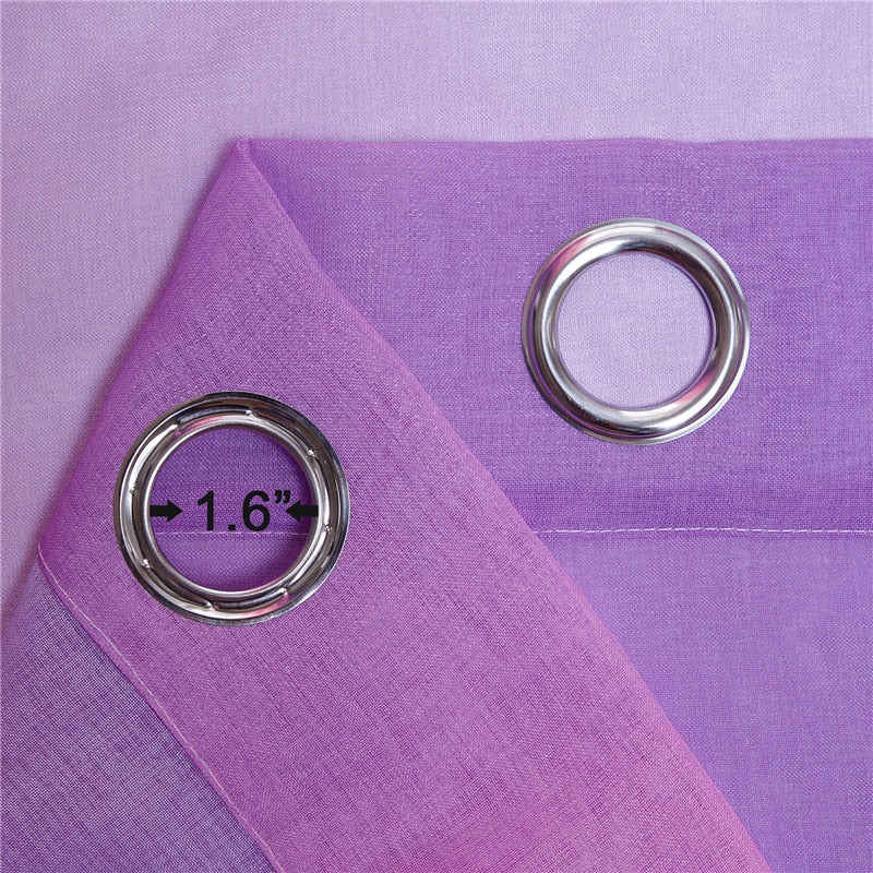 Custom Sheer Curtains - Modern Knitted Translucent Window Treatment