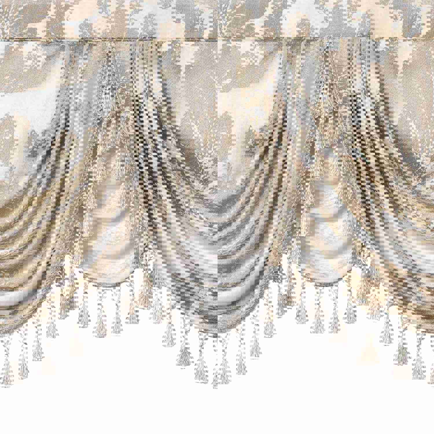 Paramo Swag Valance - Autumn Inspired Chenille Window Decoration