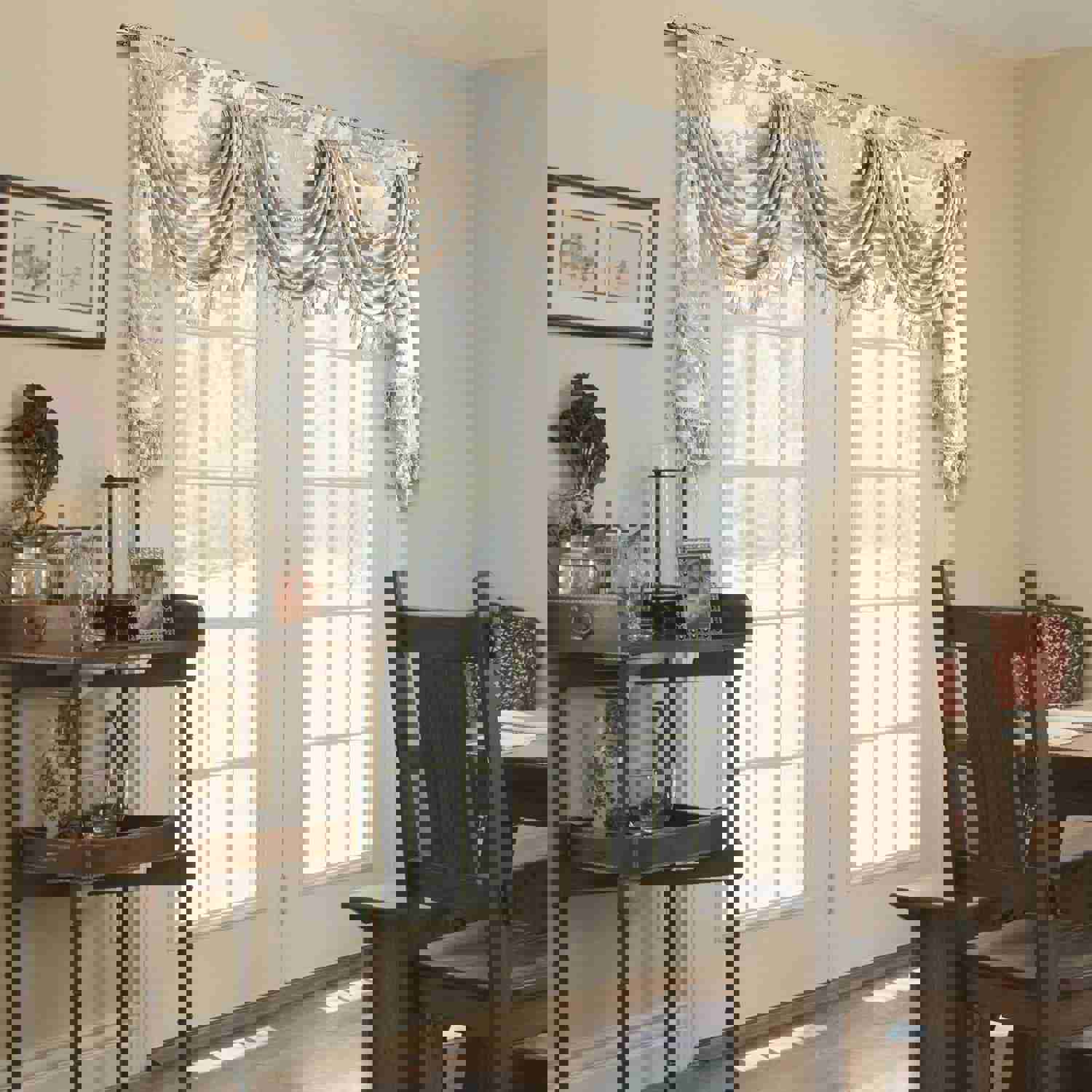 Paramo Swag Valance - Autumn Inspired Chenille Window Decoration