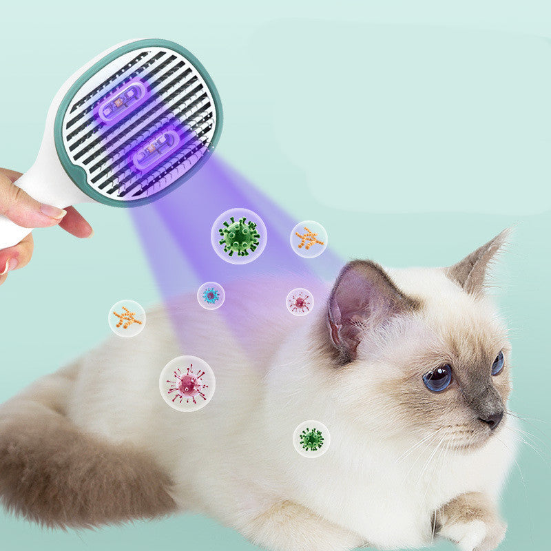 Premium Pet Hair Comb and Sterilizer - For Fluffy Friends' Hygiene