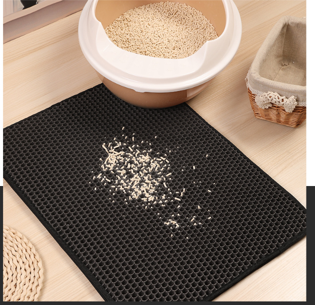 Elegant and Hygienic Cat Litter Mat - Durable and Easy to Clean