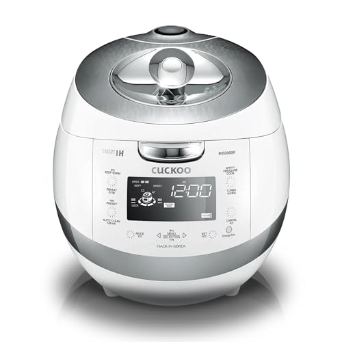 Cuckoo CRP-BHSS0609F Induction Pressure Rice Cooker with 16 Cooking Modes