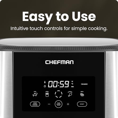 Chefman TurboFry® XL 8-Qt Digital Air Fryer Oven - Healthy Cooking with Less Oil