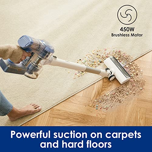 Tineco A11 Cordless Vacuum Cleaner with ZeroTangle Tech for Pet Hair and All-Floor Cleaning