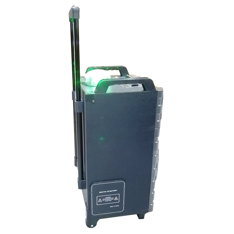 12" Subwoofer Karaoke DJ Party Speaker with LED Lights and Bluetooth Connectivity