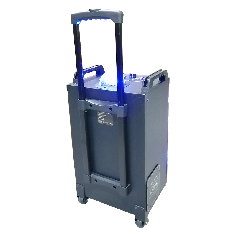 12" Subwoofer Karaoke DJ Party Speaker with LED Lights and Bluetooth Connectivity
