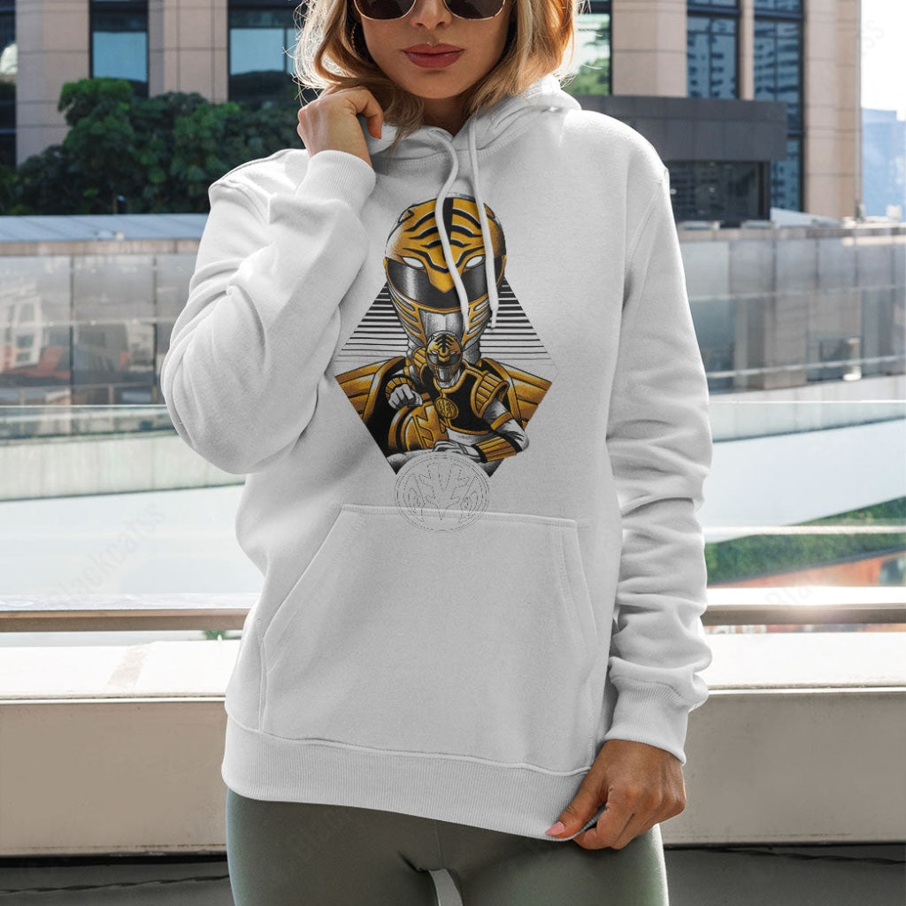 White Ranger Custom Graphic T-Shirt