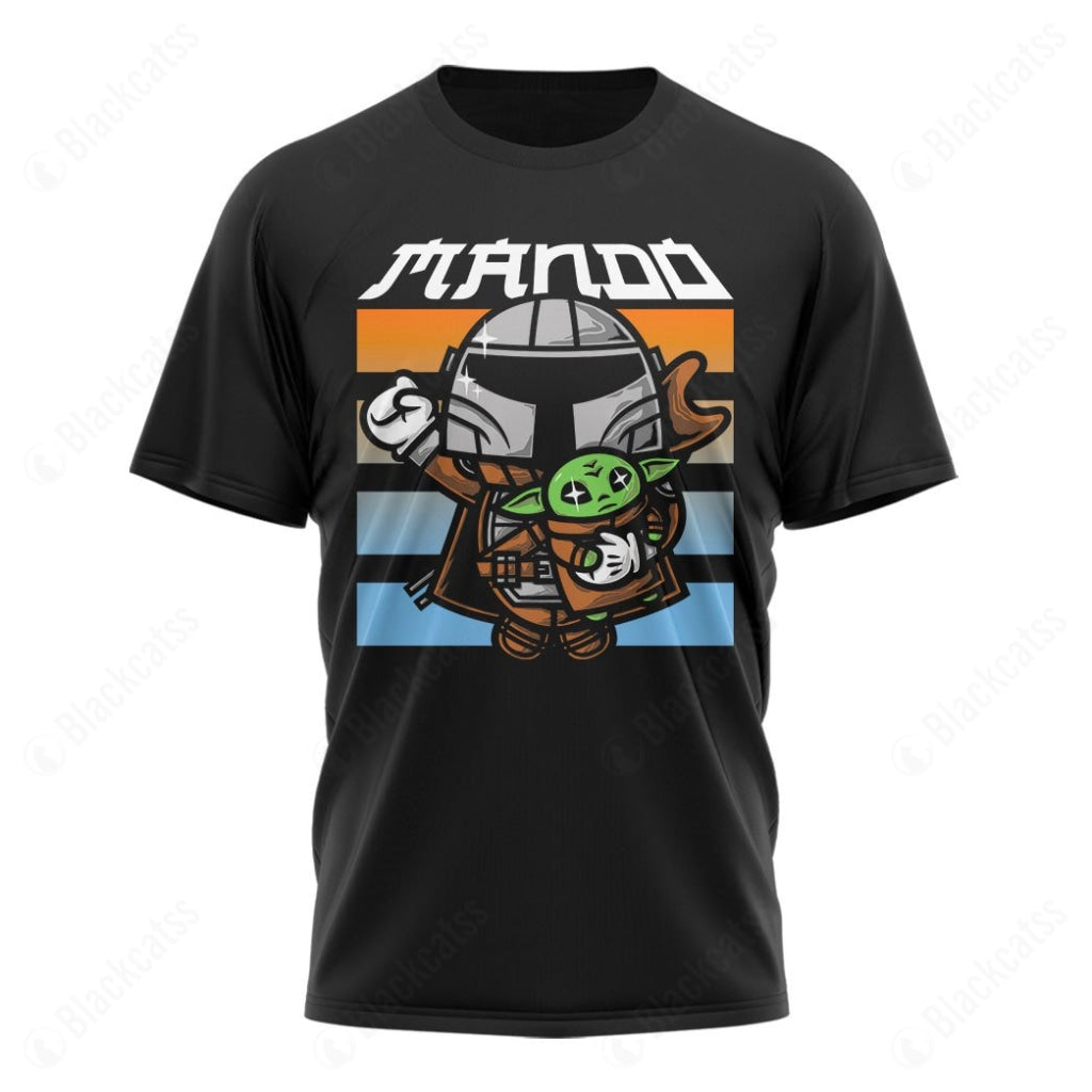 Movie SW Mando Custom Graphic T-Shirt