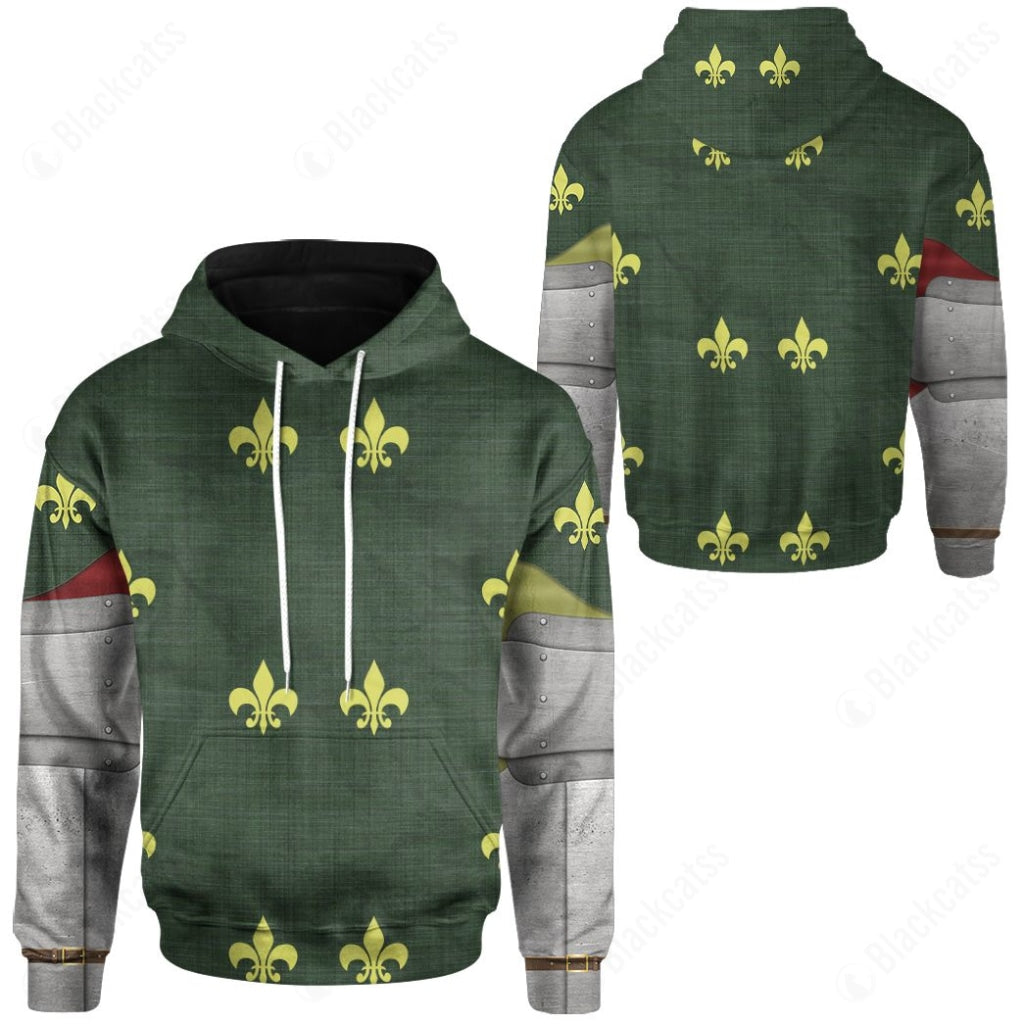 Historical Knight Armour Detroit Fight Club Custom T-Shirt