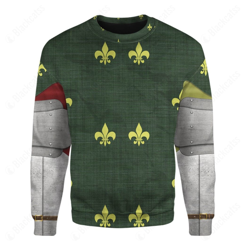 Historical Knight Armour Detroit Fight Club Custom T-Shirt
