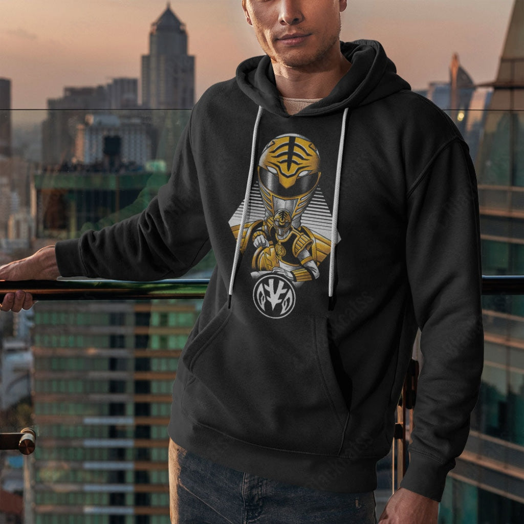 White Ranger Custom Graphic T-Shirt