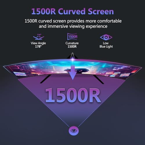 Z-Edge UG27 27-inch Curved Gaming Monitor with 200Hz Refresh Rate and AMD Freesync