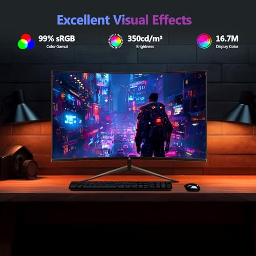 Z-Edge UG27 27-inch Curved Gaming Monitor with 200Hz Refresh Rate and AMD Freesync